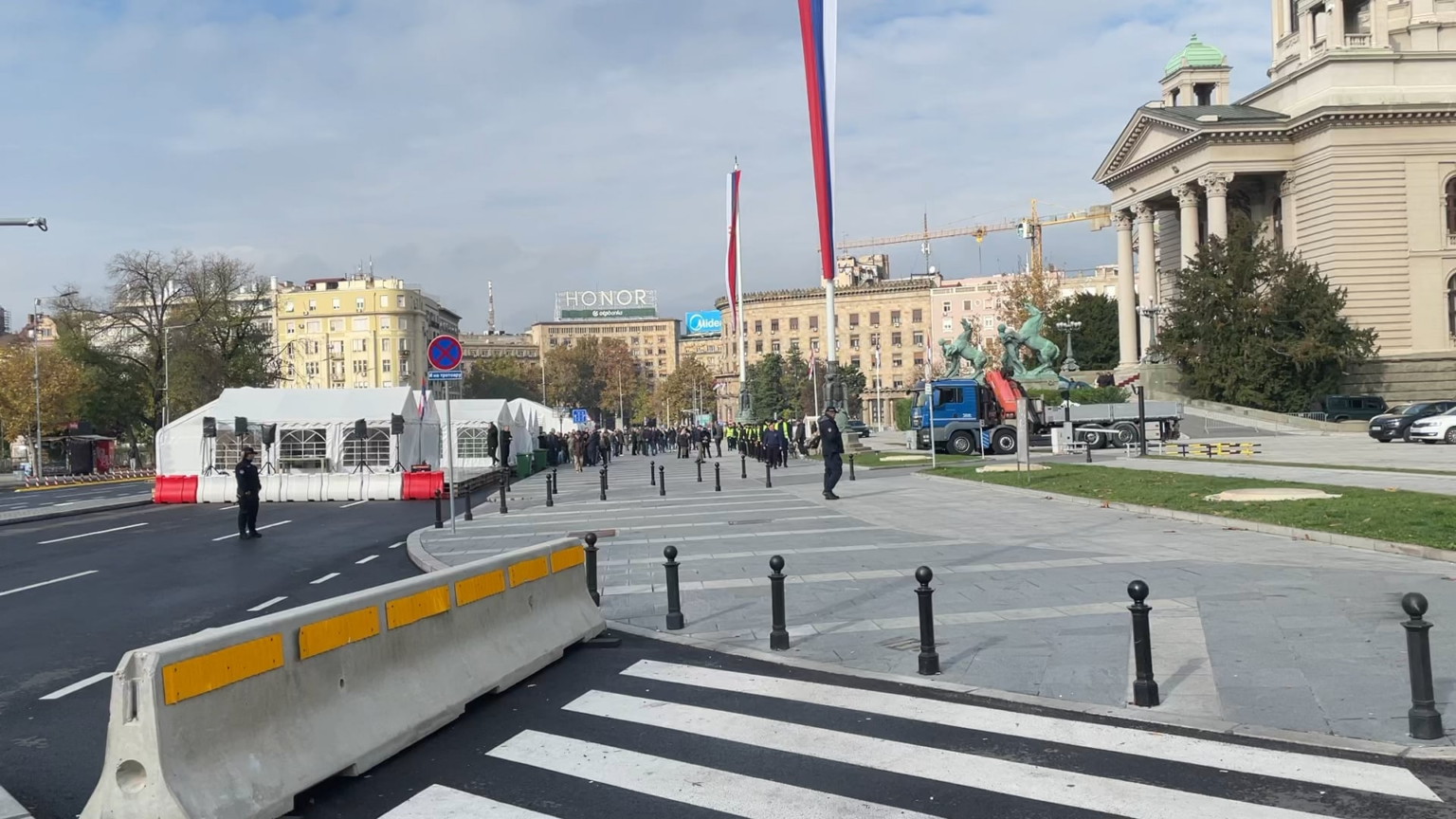 The next round of prisoners to the paramilitary camp has arrived