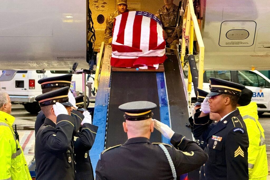 Remains of US World War II vet who went missing in action are returned home after 80 years Remains of US World War II vet who went missing in action are returned home after 80 years