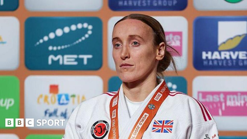 Bronze medallist Lucy Renshall of Great Britain