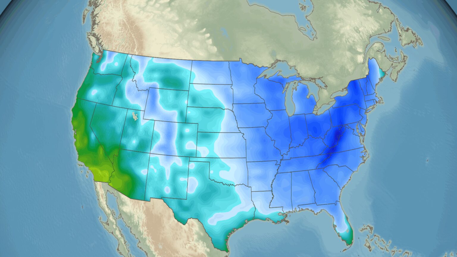 Over a foot of snow piles up in the Great Lakes as Arctic blast peaks in the eastern US