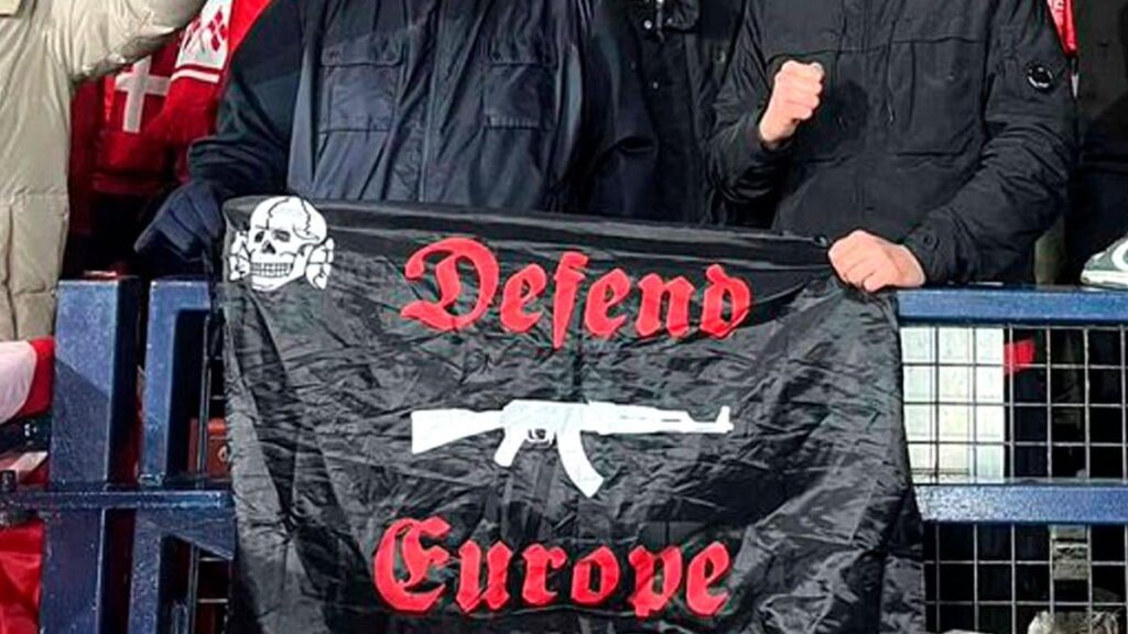 DBU will punish Danish fans for 'completely unacceptable' flag