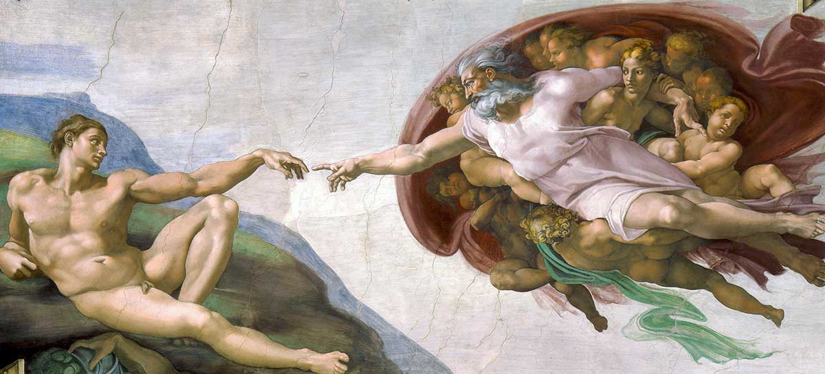 creation of adam michelangelo