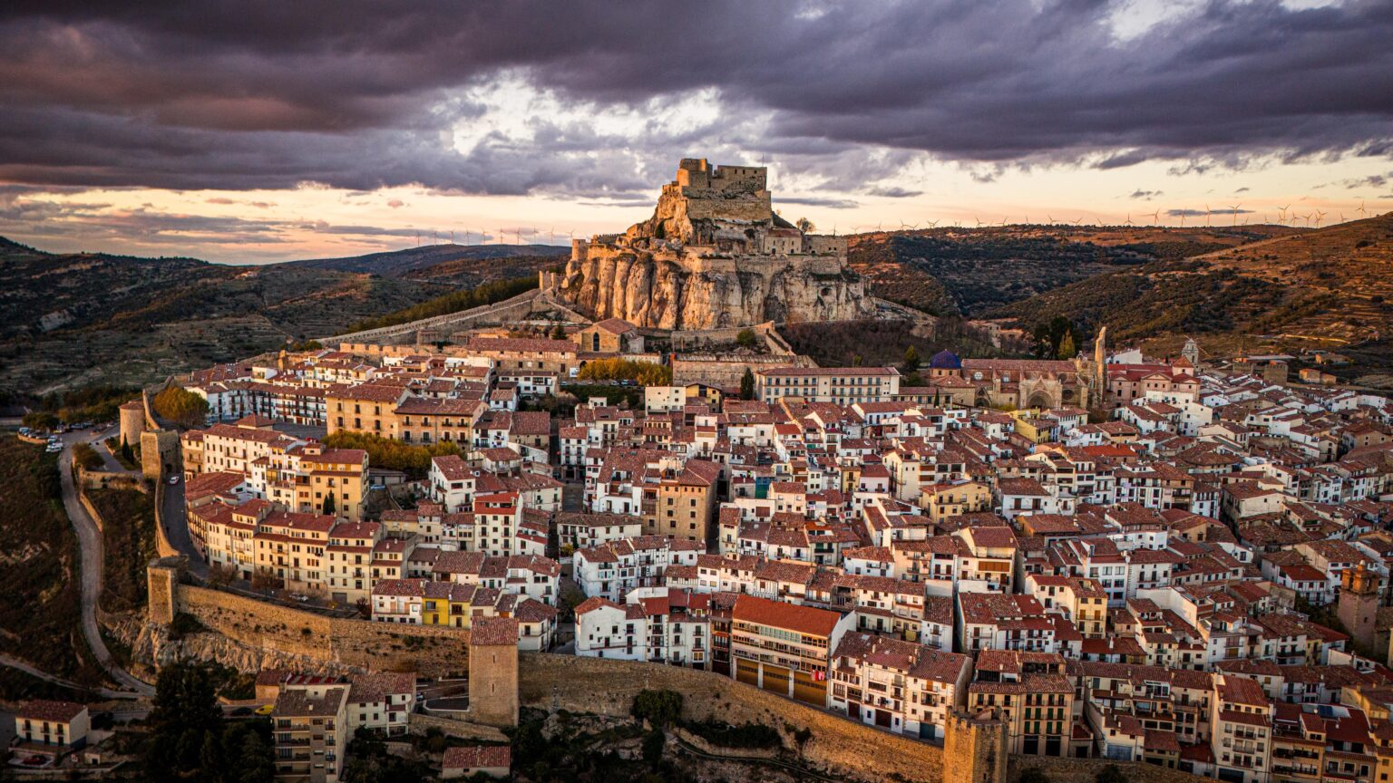 Morella, Castellón from above