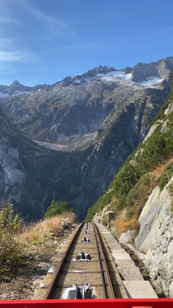 Gelmerbahn in Switzerland - One of the world’s steepest funiculars with a jaw-dropping 106% gradient