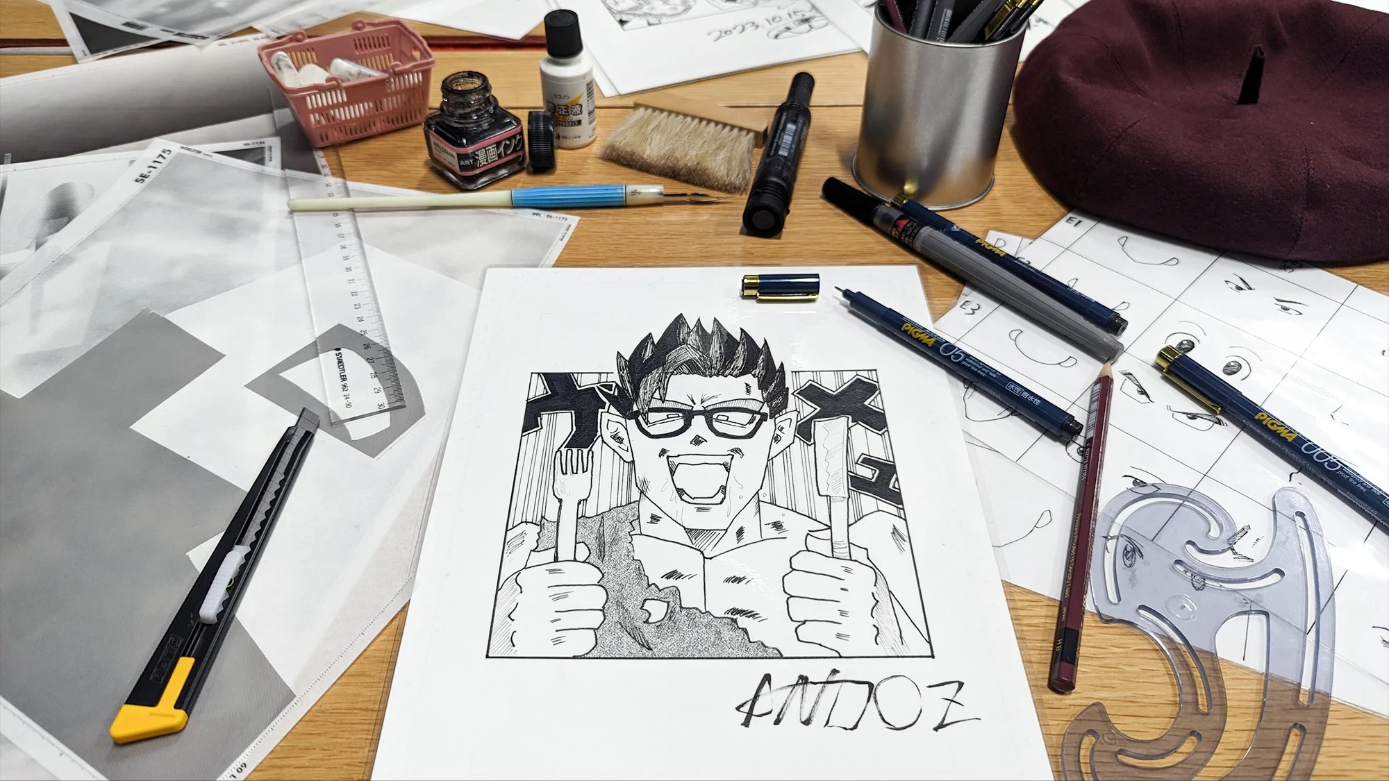 Manga drawing experience in Tokyo with professional artists