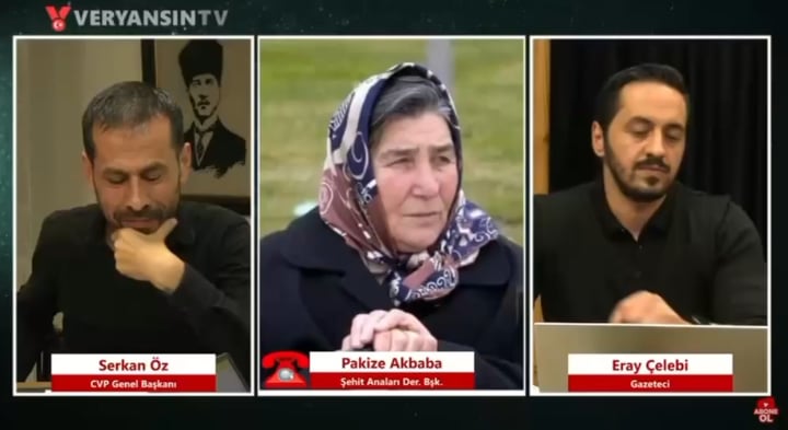 Pakize Akbaba, President of the Martyrs' Mothers Association (to Erdoğan): You are separatist, you are terrorism, you are PKK, you are the tool of America and Europe, you do whatever they order.