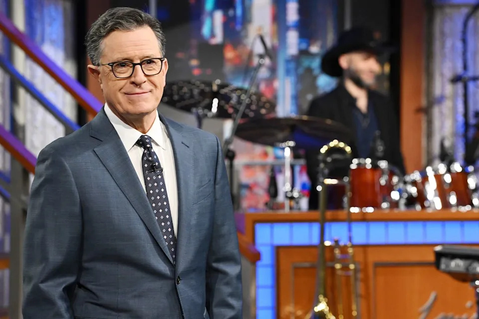 Scott Kowalchyk/CBS Stephen Colbert on 'The Late Show With Stephen Colbert'