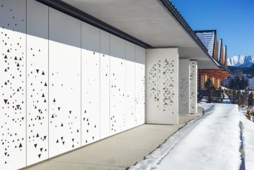 southern Poland property modern external wall screen