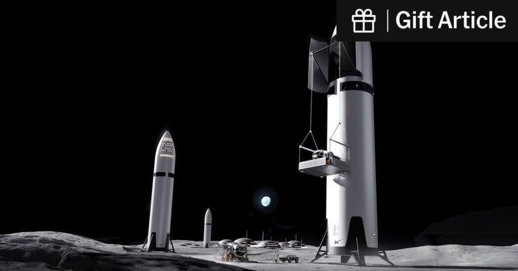 NASA Gets Moon Lander Plan B’s From SpaceX and Blue Origin