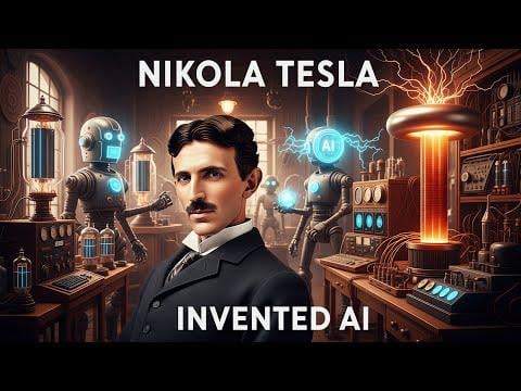 Alternate Future: What If Nikola Tesla Invented AI? 3D Animated Exploration