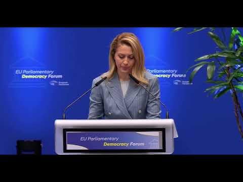 Riddle: What does Raya Nazarian say in English in Brussels?