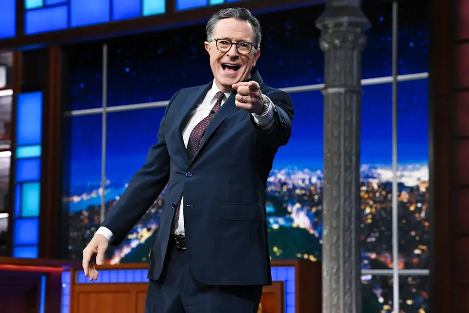 Scott Kowalchyk/CBS Stephen Colbert on 'The Late Show With Stephen Colbert'
