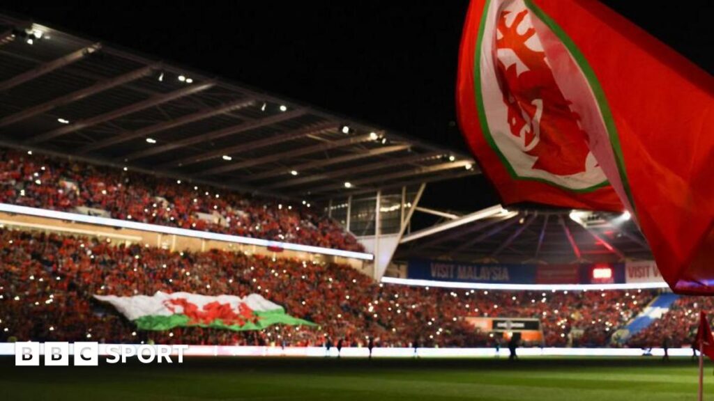 Cardiff City Stadium before Wales play Austria in 2022