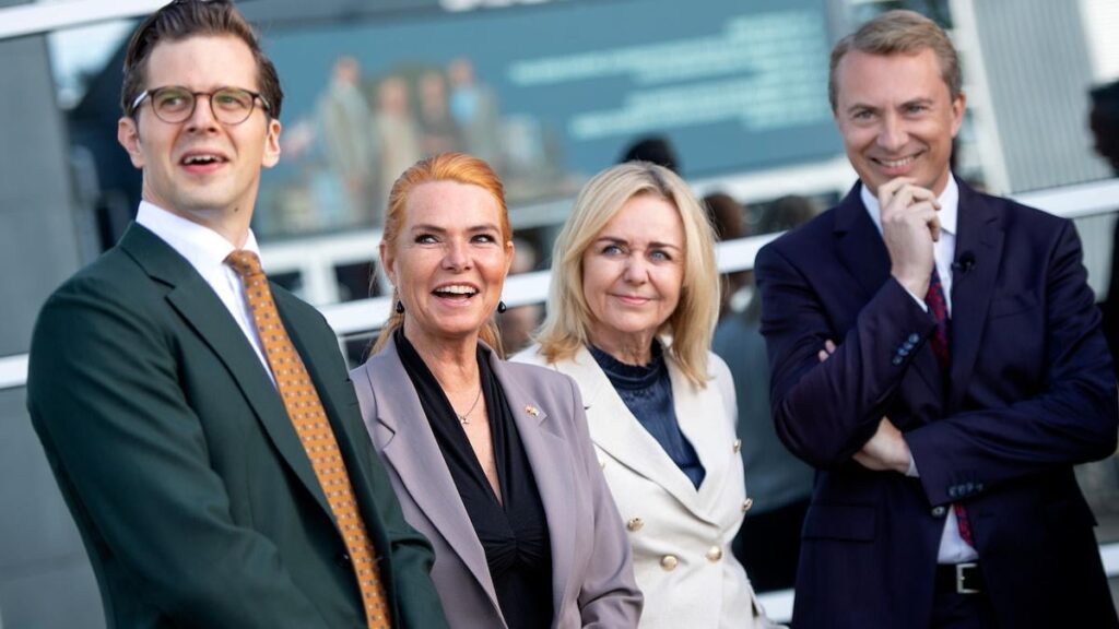 Blue party leaders are silent on Messerschmidt's plans to deport thousands of foreigners