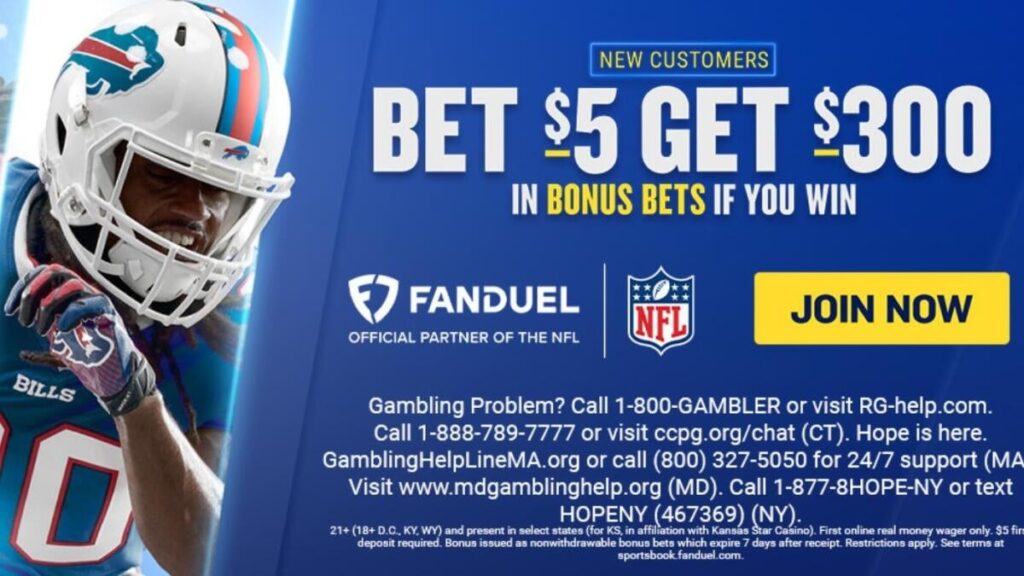 FanDuel promo code: Claim $300 bonus bets for NFL Week 9, Falcons-Patriots, Vikings-Lions, Colts-Steelers