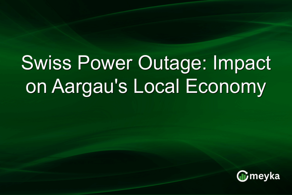Swiss Power Outage: Impact on Aargau's Local Economy