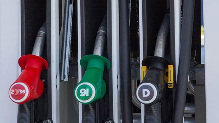 Fuel Pumps at a Z Energy Service Station.