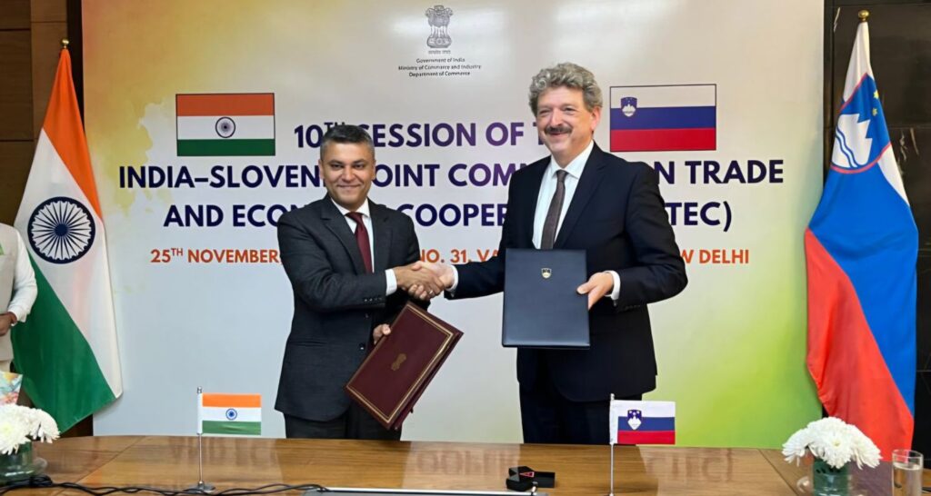 India, Slovenia eye ways to promote economic cooperation through FTA India, Slovenia eye ways to promote economic cooperation through FTA