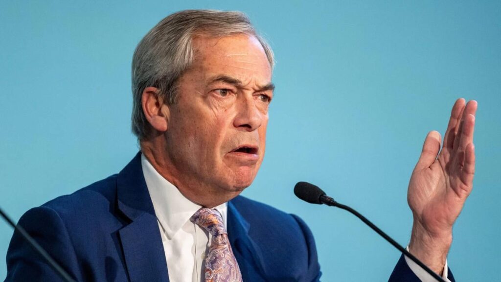 Row erupts after Tory chairman compares Reform logo to Nazi Swastika