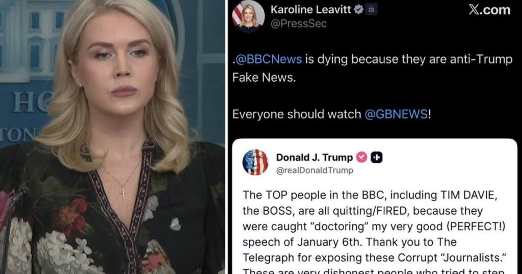 Karoline Leavitt told Brits to watch GB News and managed the unlikely feat of uniting the whole of the UK