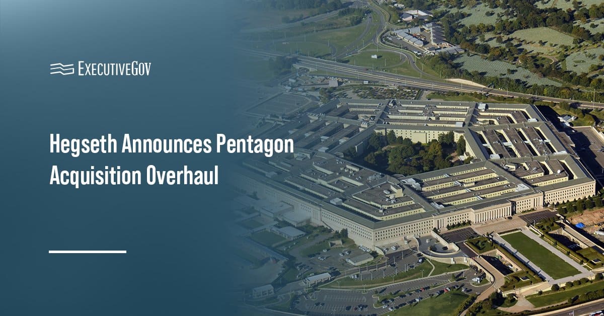 Pentagon. DOD Secretary Pete Hegseth announced major reforms to the Pentagon's weapons procurement process.