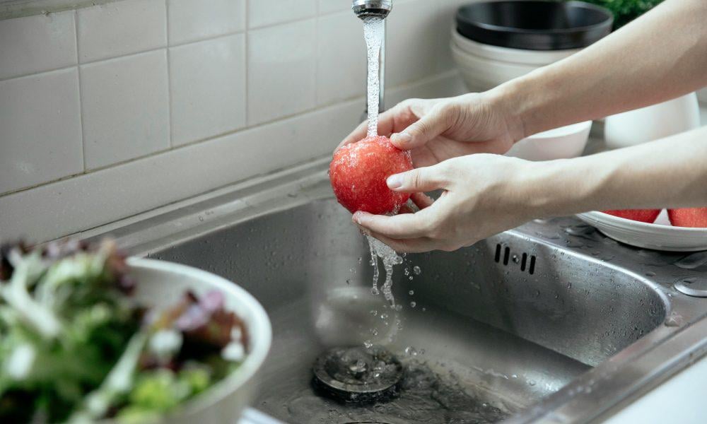 She is relieved to have washed away her pesticides with eternal pollutants