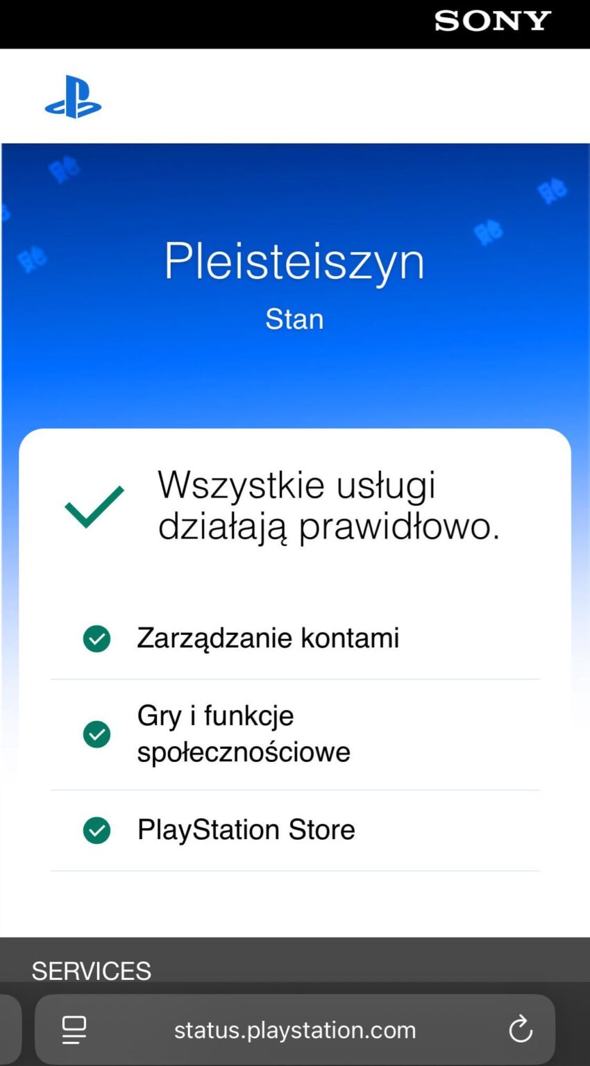 Pleisteiszyn, the official Polish name of PlayStacja