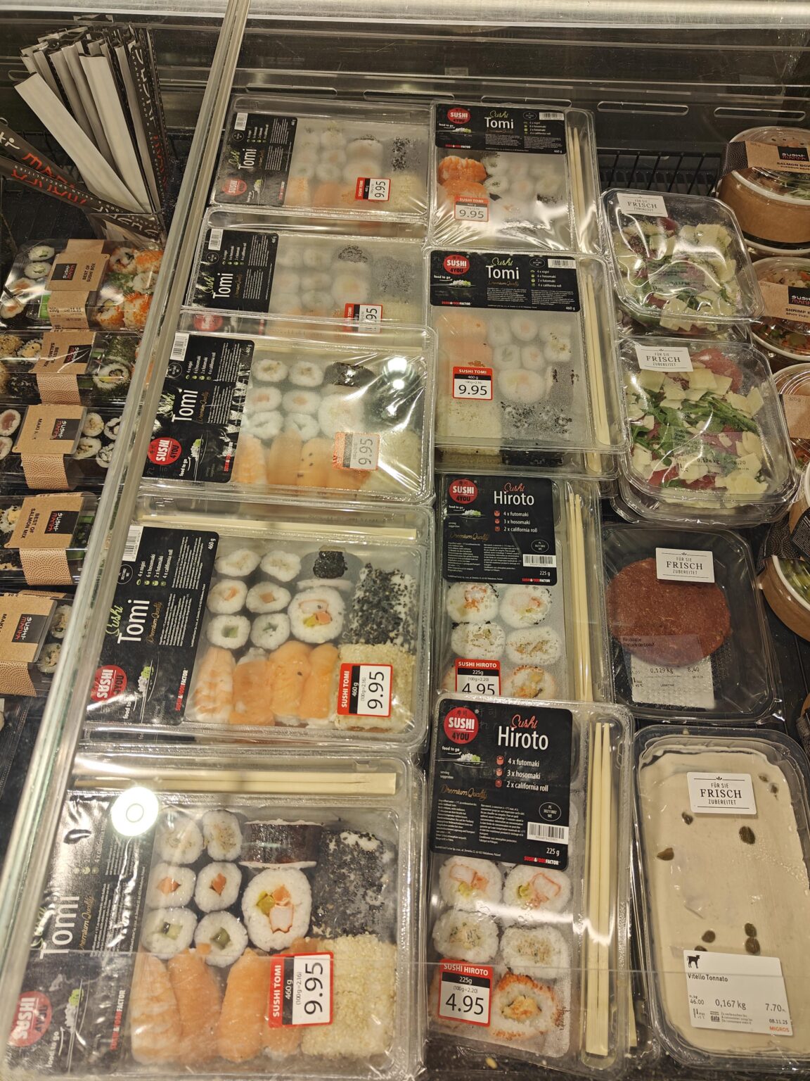 Somewhat new sushis in Migros. Are they any good?