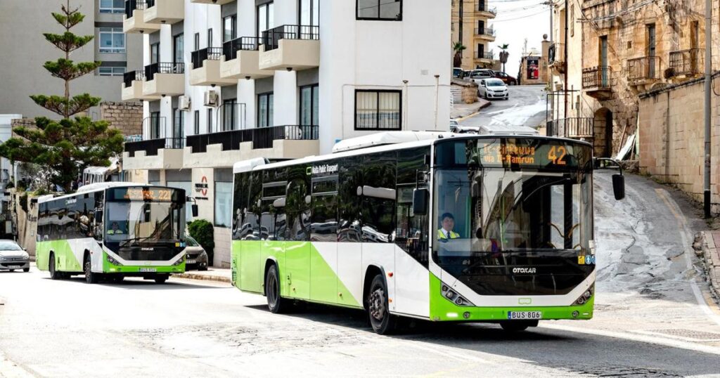 Bus journeys in Malta three times longer than car trips, report says
