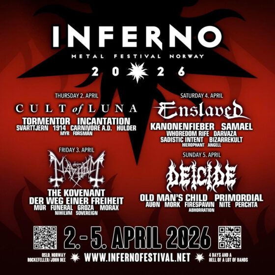 INFERNO FESTIVAL NORWAY 2026 Announces Final Lineup