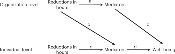Work time reduction via a 4-day workweek finds improvements in workers’ well-being. Data shows improvements in burnout, job satisfaction, mental health and physical health. Three key factors mediate the relationship: improved self-reported work ability, reduced sleep problems and decreased fatigue.