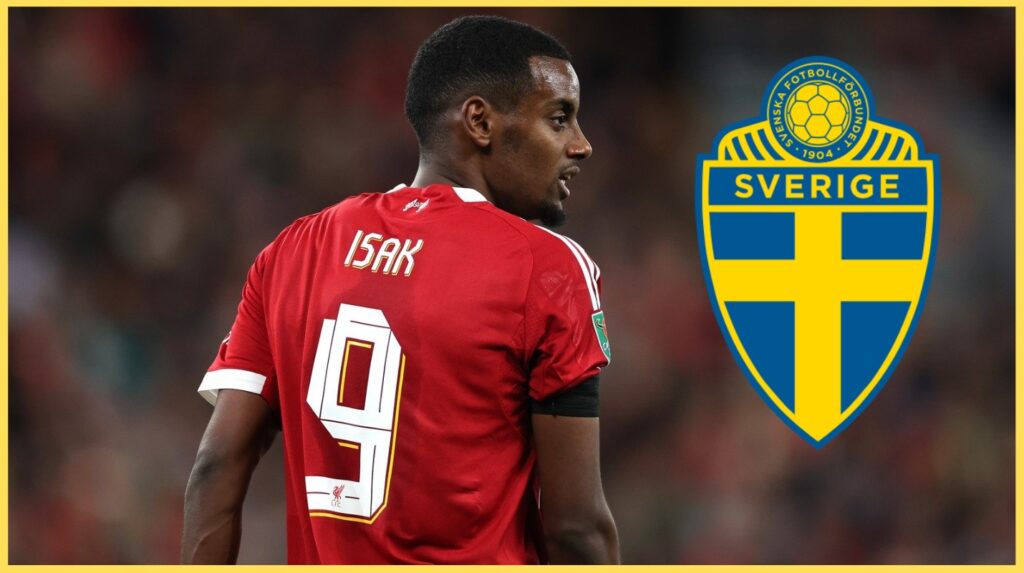 Alexander Isak played no part in Sweden