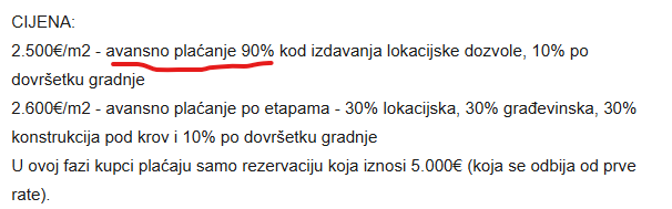 Do people really agree to these conditions? Do you need to pay €180,000.00 in advance for something that doesn't have a shovel buried in the ground yet? And in the end, the company collapses, so there is neither an apartment nor money
