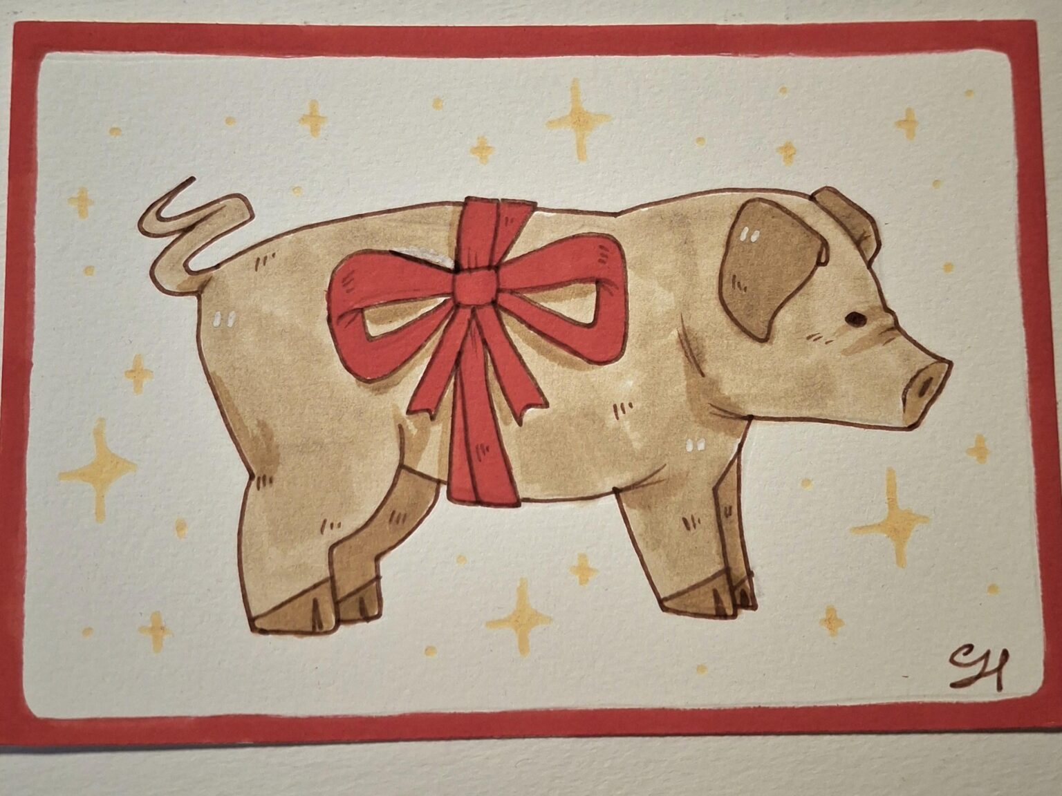 Another norwegian christmas card i made!
