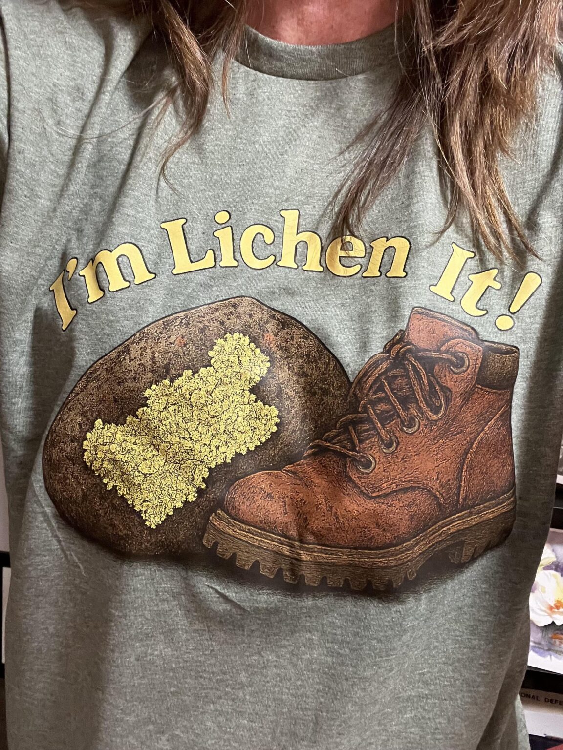 My boss designed a T-shirt for me