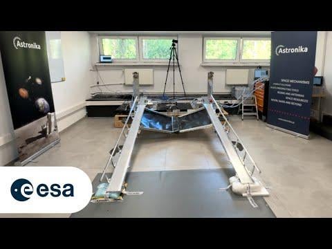 Polish made ramp for Marsian rover tested successfully.
