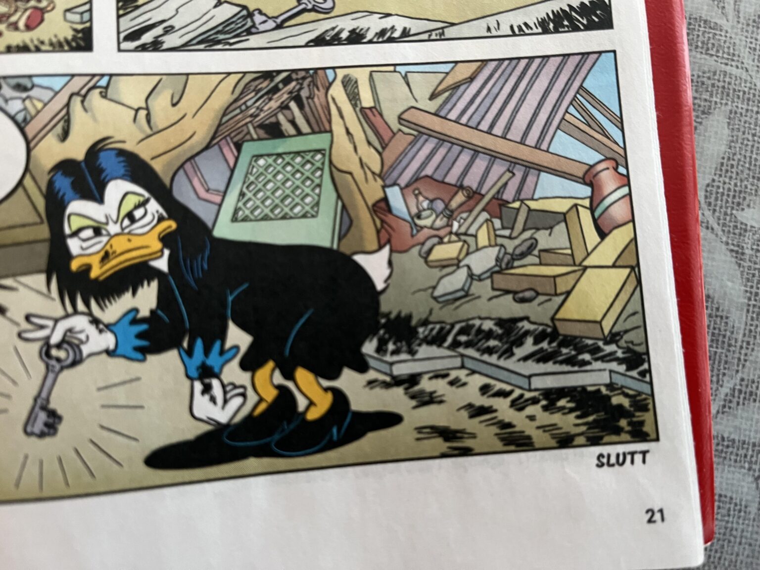 Norwegian Donald Duck goes all out as an English native speaker…
