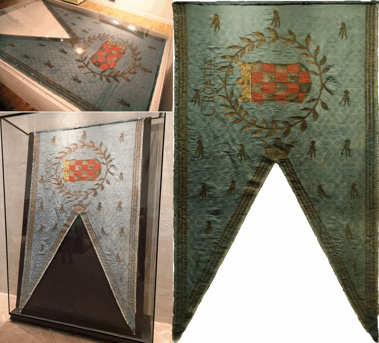 Searching for the oldest preserved historical flag of Bosnia, I came across the oldest preserved historical flag of Croatia