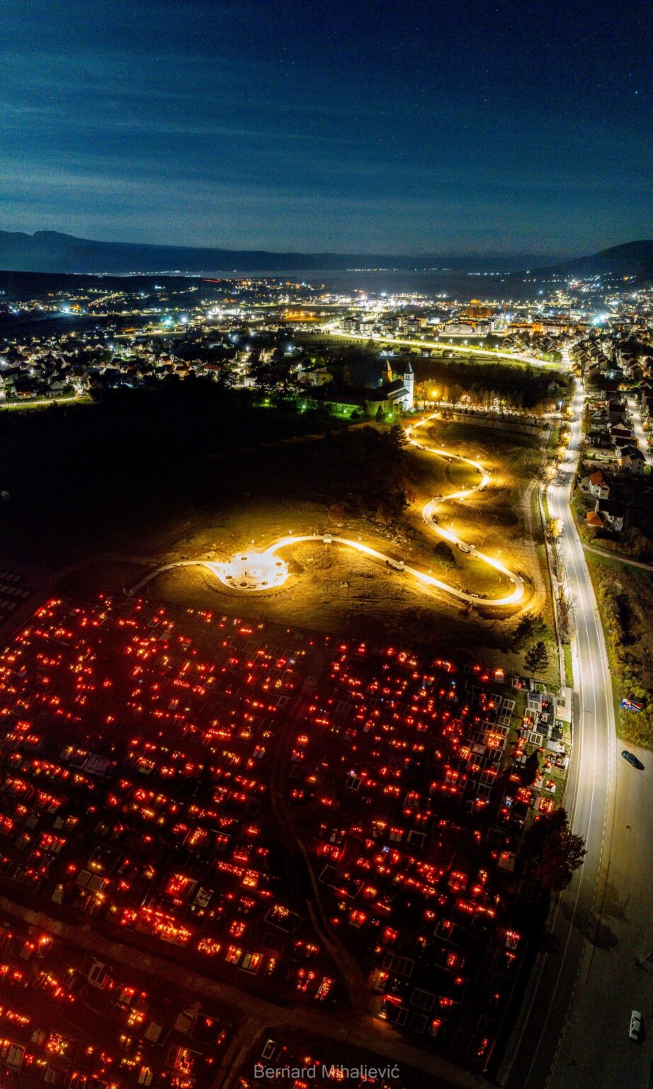 One night from the air. of Livanja. Without a horse.