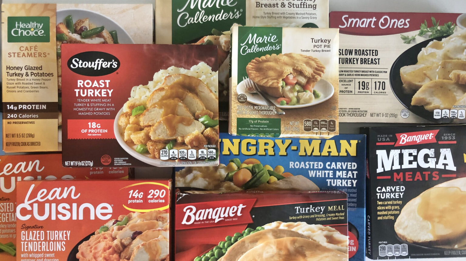 I Tried And Ranked 10 Frozen Turkey Dinners