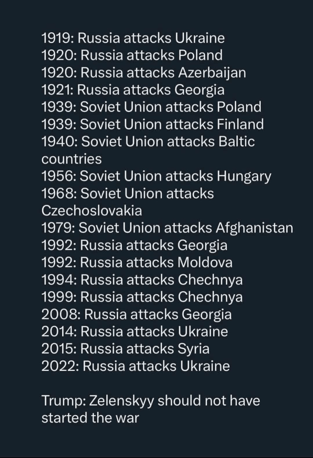 Russia is not a civilized country