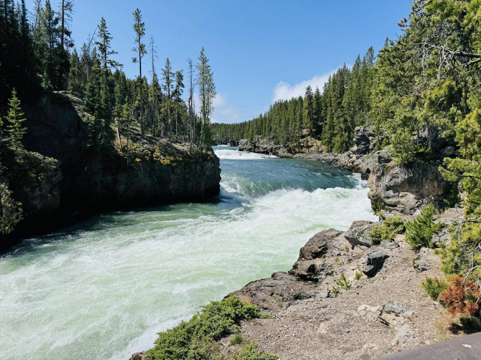 Yellowstone Falls Wyoming