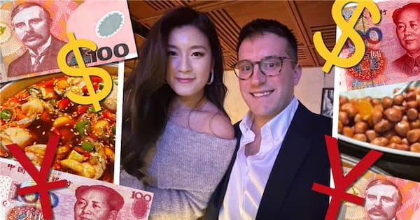 I took ten people out for dinner in China – the bill didn't even make me flinch