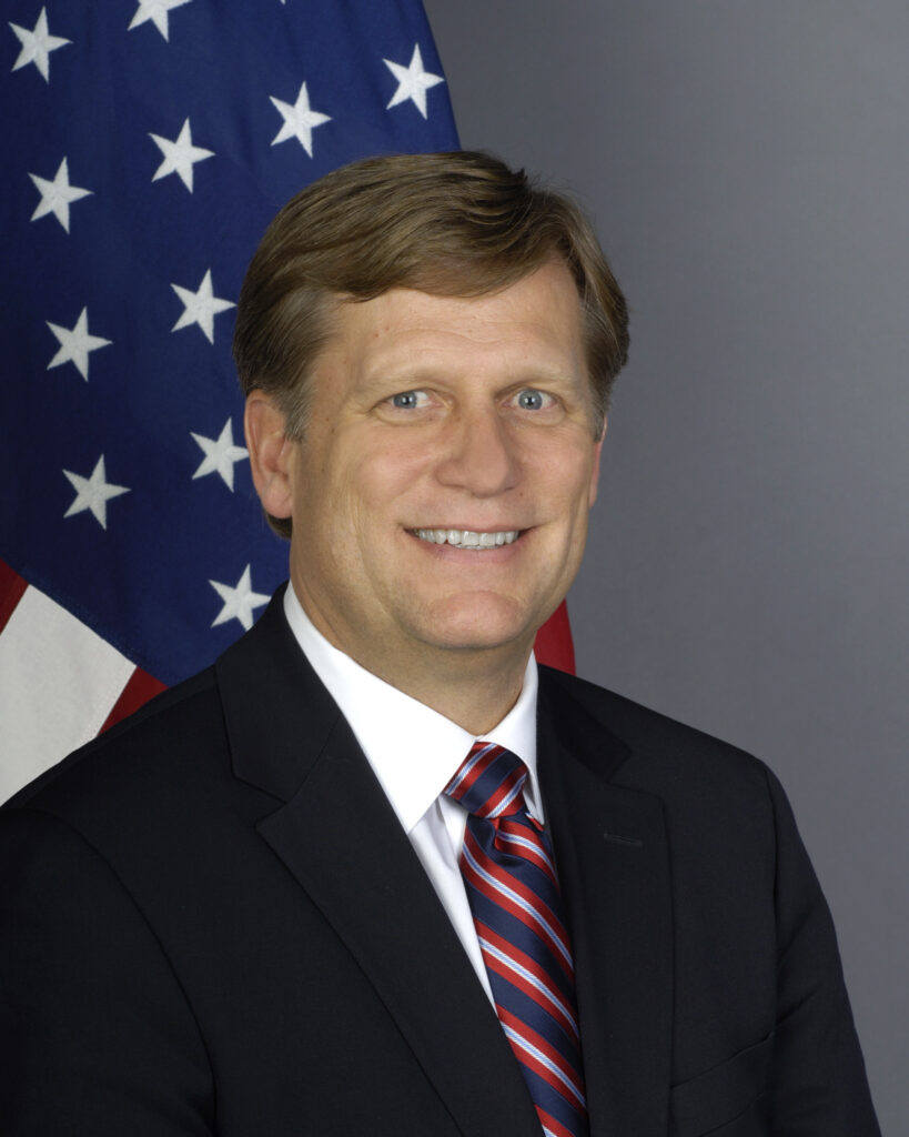 Closeup of Michael McFaul