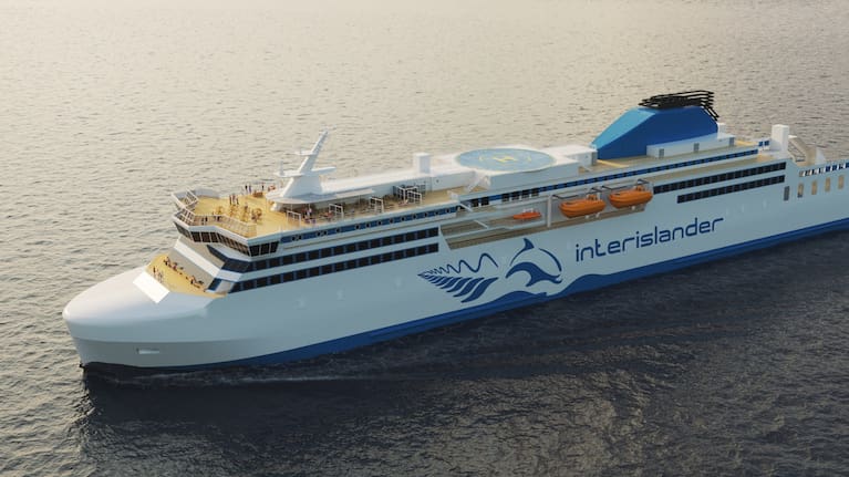 New InterIslander ferry.