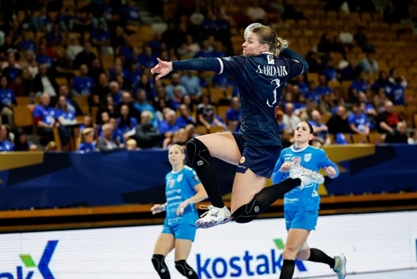 Photo 2025/26 EHF Women's Handball Champions League Odense and Cream Mercator match, photo source = European Handball Federation