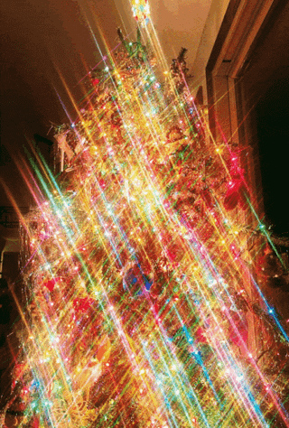 The best part of having astigmatism: Christmas lights. Coming soon :>