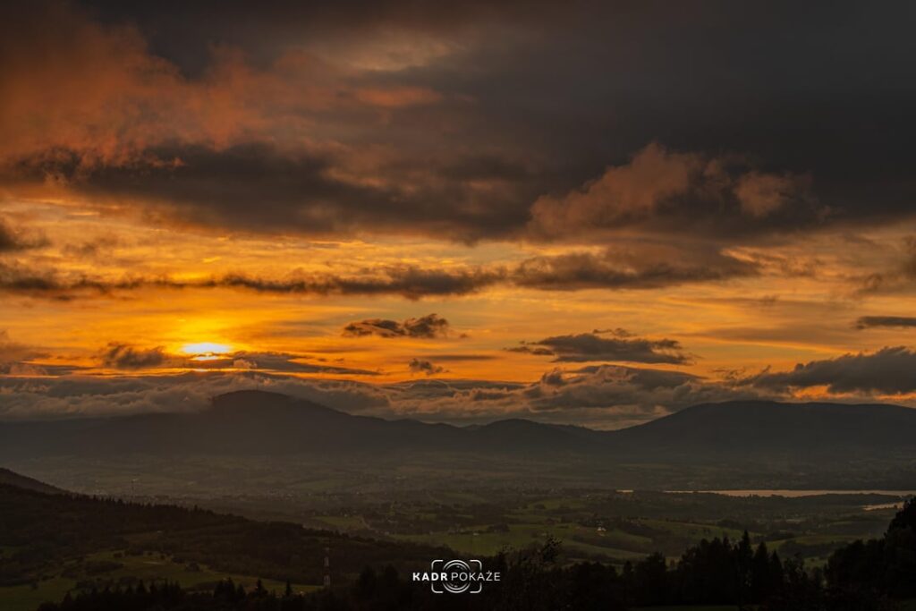 A Few Photos of the Żywiec Region at Sunset
