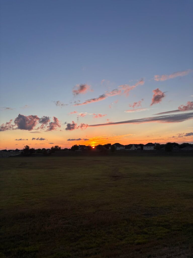 Just a gorgeous sunset this evening.