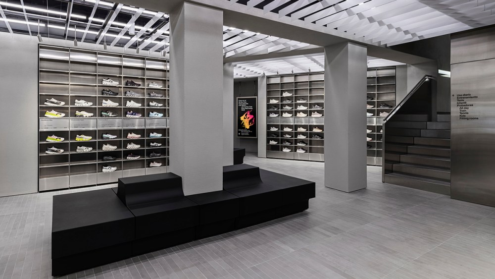 On, Madrid, store, retail, Spain, shoes, sneakers, On Running, On sneakers, On shoes, sneaker store, shoe store